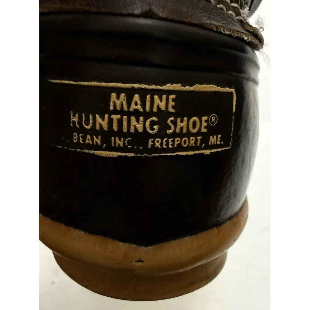 Vintage L.L. Bean Men’s Maine Hunting Shoes 8